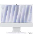  Apple iMac 24" 2024 (M4, RAM 16GB, SSD 256GB, 8-CPU, 8-GPU, MacOS) Silver (MWUC3)