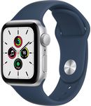 Купить Apple Watch SE GPS 40mm Aluminum Case with Sport Band Silver/Blue (LL)