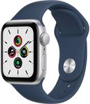  Apple Watch SE GPS 40mm Aluminum Case with Sport Band Silver/Blue (LL)