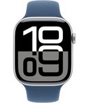 ������ Apple Watch Series 10 46mm Aluminum Silver (����������) Sport Band Denim M/L
