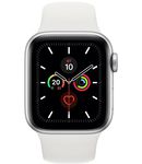 Купить Apple Watch Series 5 GPS 40mm Aluminum Case with Sport Band Silver/withe