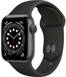  Apple Watch Series 6 GPS 40mm Aluminum Case with Sport Band Space Grey/Black (LL)