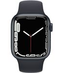 Купить Apple Watch Series 7 41mm Aluminium with Sport Band Black (MKMX3RU/A)