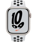  Apple Watch Series 7 41mm Aluminum Case with Sport Band Nike Starlight/White