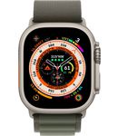  Apple Watch Ultra 49 mm Titanium Case, Alpine Loop Green (Large, 165-210 mm) Green