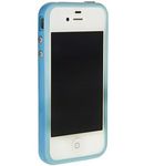 Купить Бампер для iPhone 4 / 4S голубой