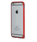 Купить Бампер для iPhone 6 металический красный