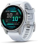 ������ Garmin Fenix 8 43mm Amoled Silver (����������) with Whitestone Silicone 0100290306 (HK)
