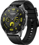 Купить HUAWEI Watch GT 4 46mm (55020BGT) Black Fluoroelastomer Strap (РСТ)