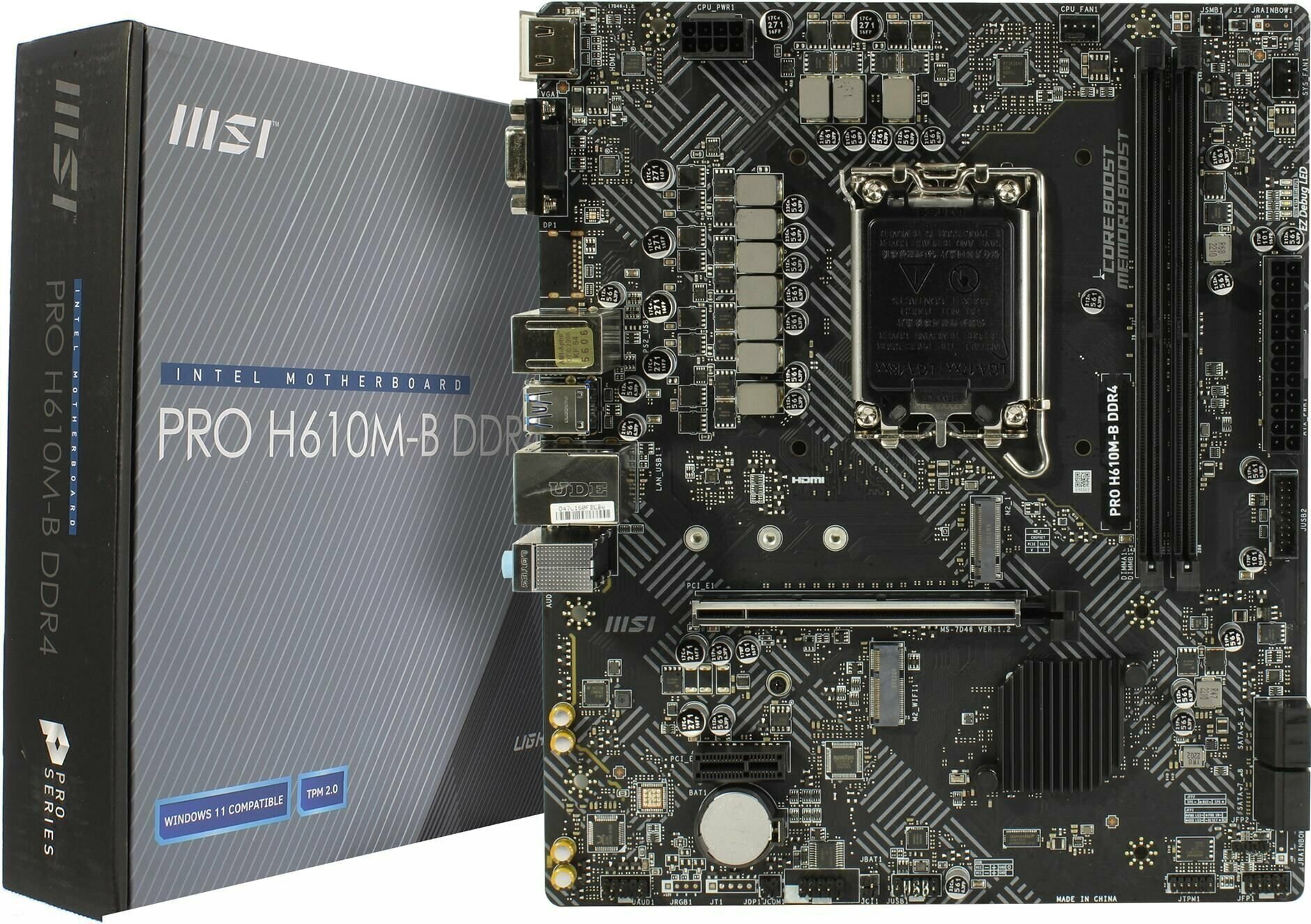  MSI PRO H610M-B DDR4 
