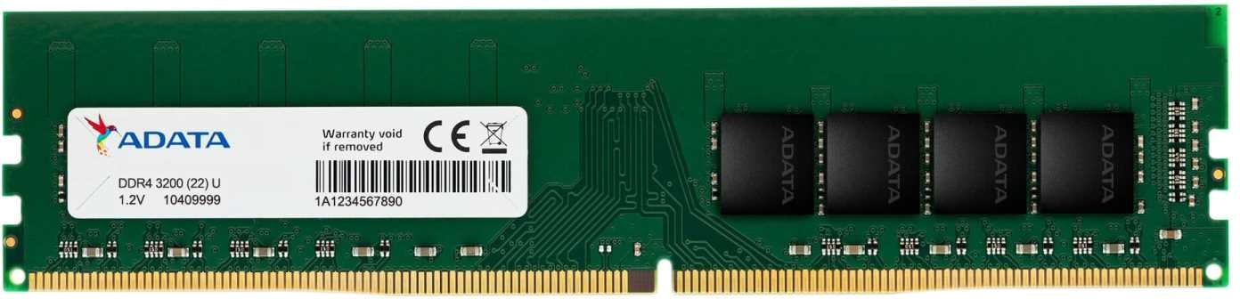 Купить ADATA 8ГБ DDR4 3200МГц DIMM CL22 single rank, Ret (AD4U32008G22-SGN) (РСТ)