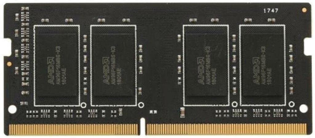 Купить AMD Radeon R7 Performance 4ГБ DDR4 2666МГц SODIMM CL16 (R744G2606S1S-U) (РСТ)