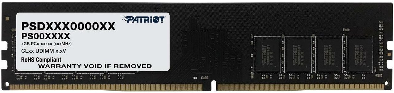  Patriot Memory Signature 32 DDR4 2666 DIMM CL19 dual rank (PSD432G26662) ()