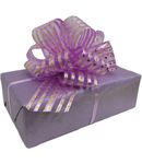 Купить Подарочная упаковка фиолетовая с тиснением