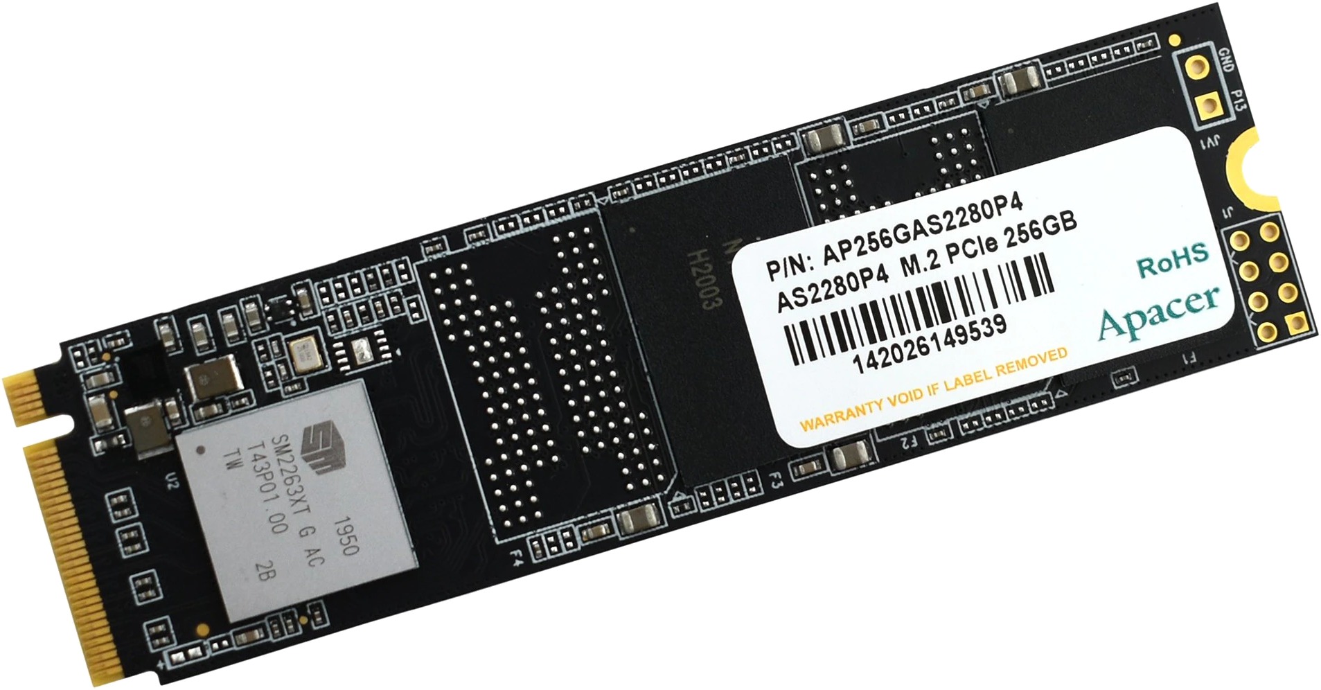  APACER AS2280P4 256Gb M.2 (AP256GAS2280P4-1) (EAC)