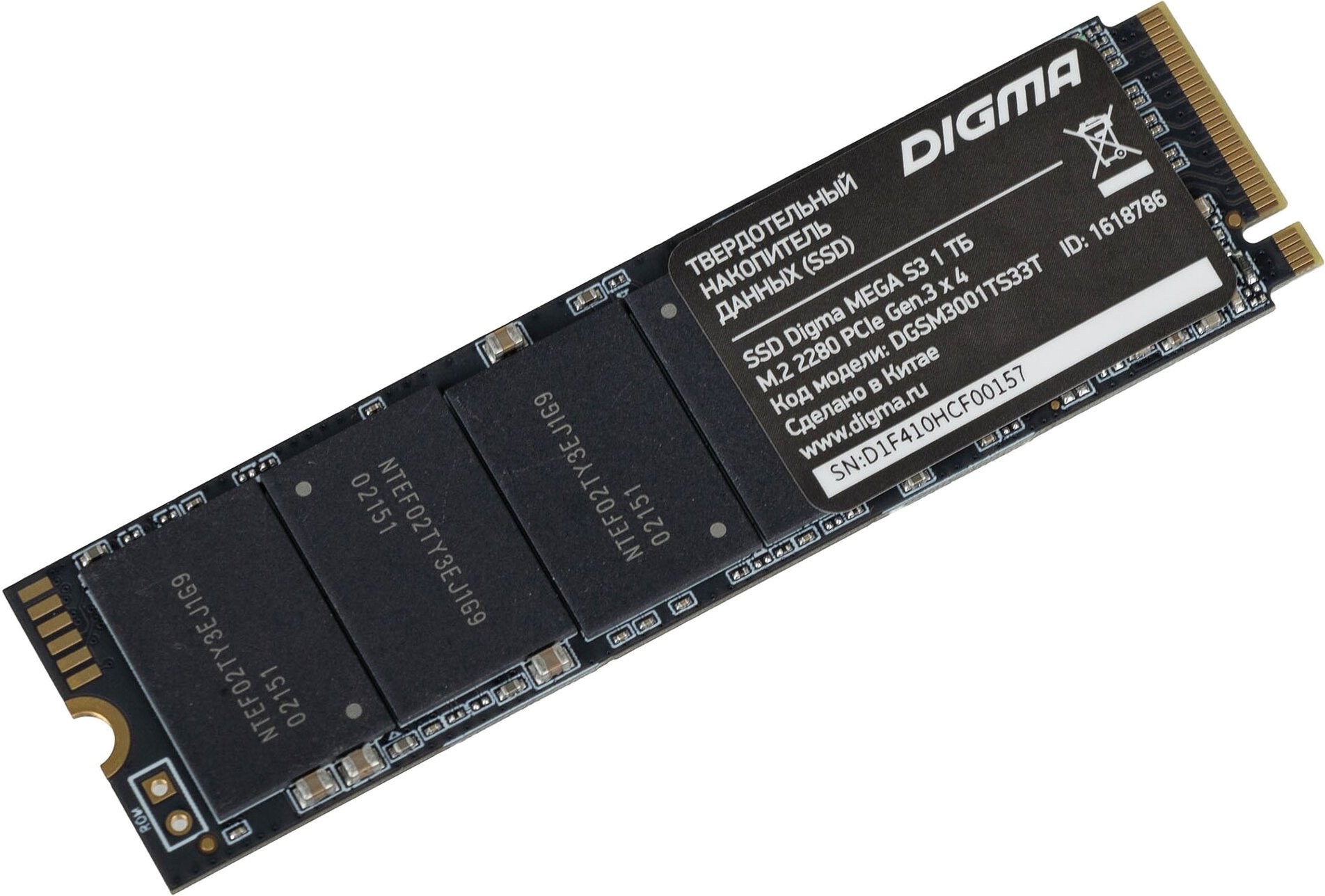  DIGMA 1Tb M.2 (DGSM3001TS33T) (EAC)