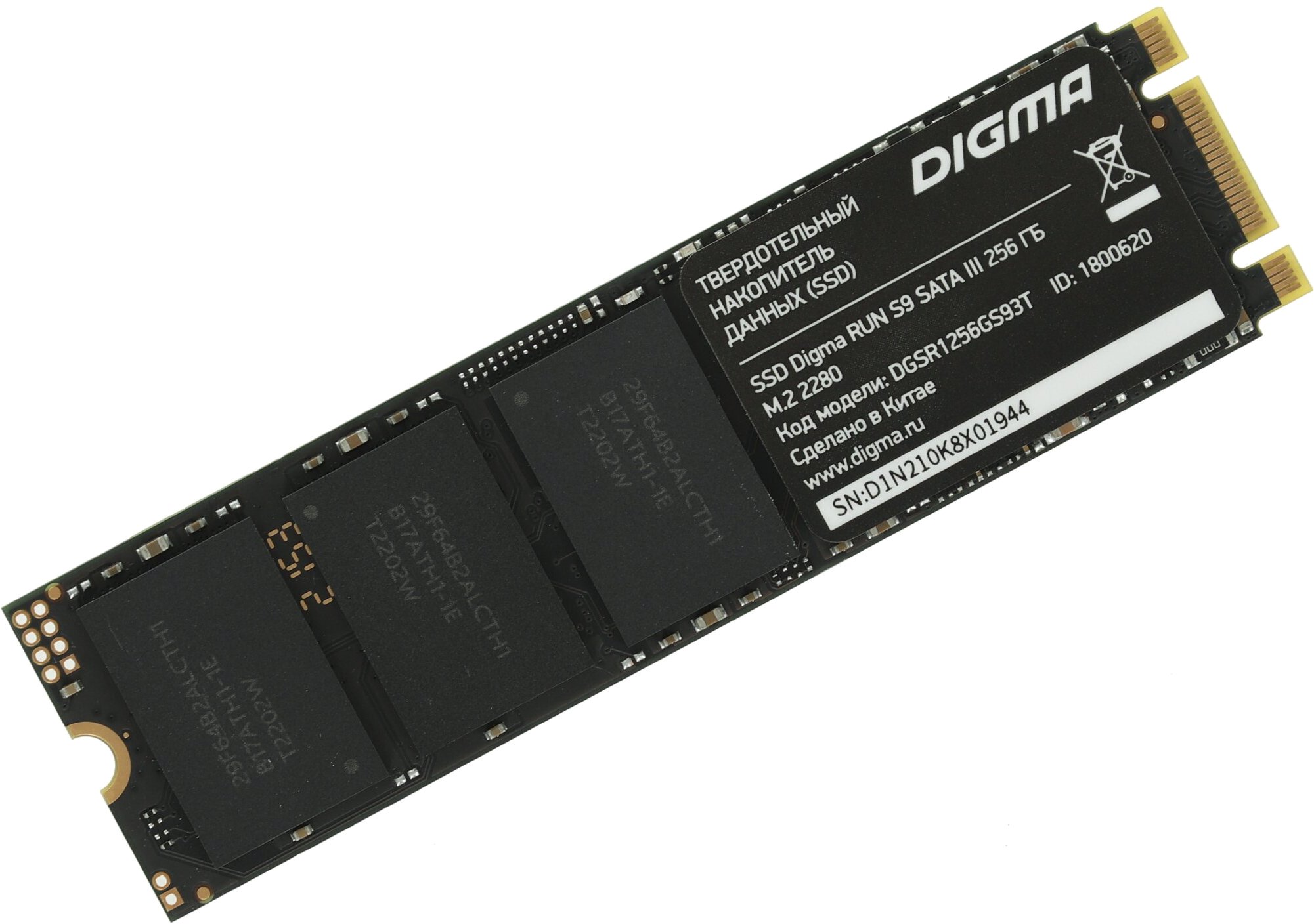  DIGMA 256Gb M.2 (DGSR1256GS93T) (EAC)