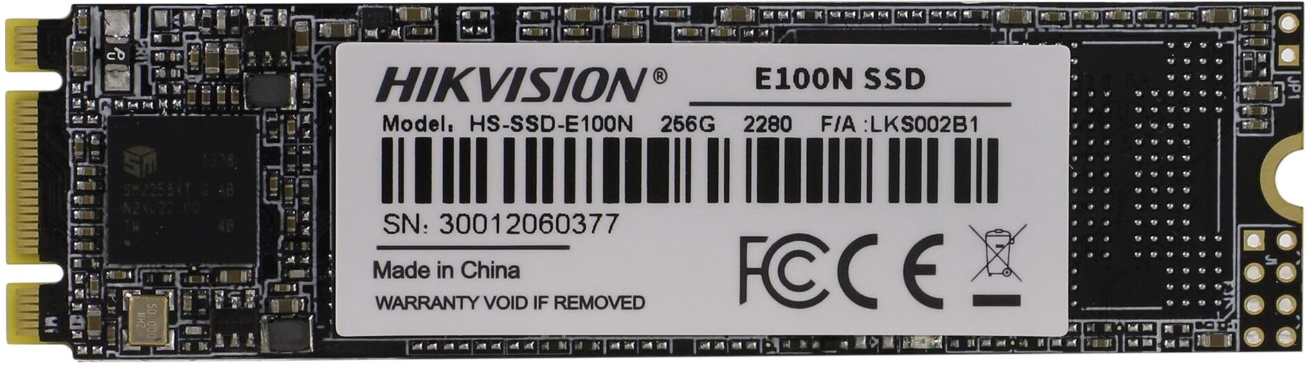  Hikvision E100N 256Gb M.2 (HS-SSD-E100N/256G) (EAC)