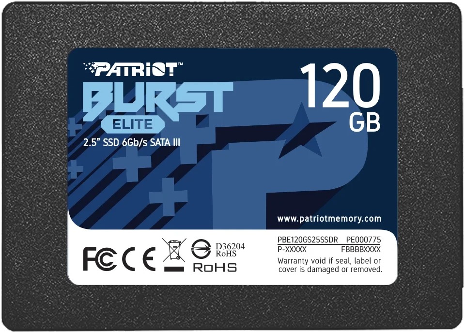 Купить Patriot Memory Burst Elite 120Gb SATA PBE120GS25SSDR (РСТ)