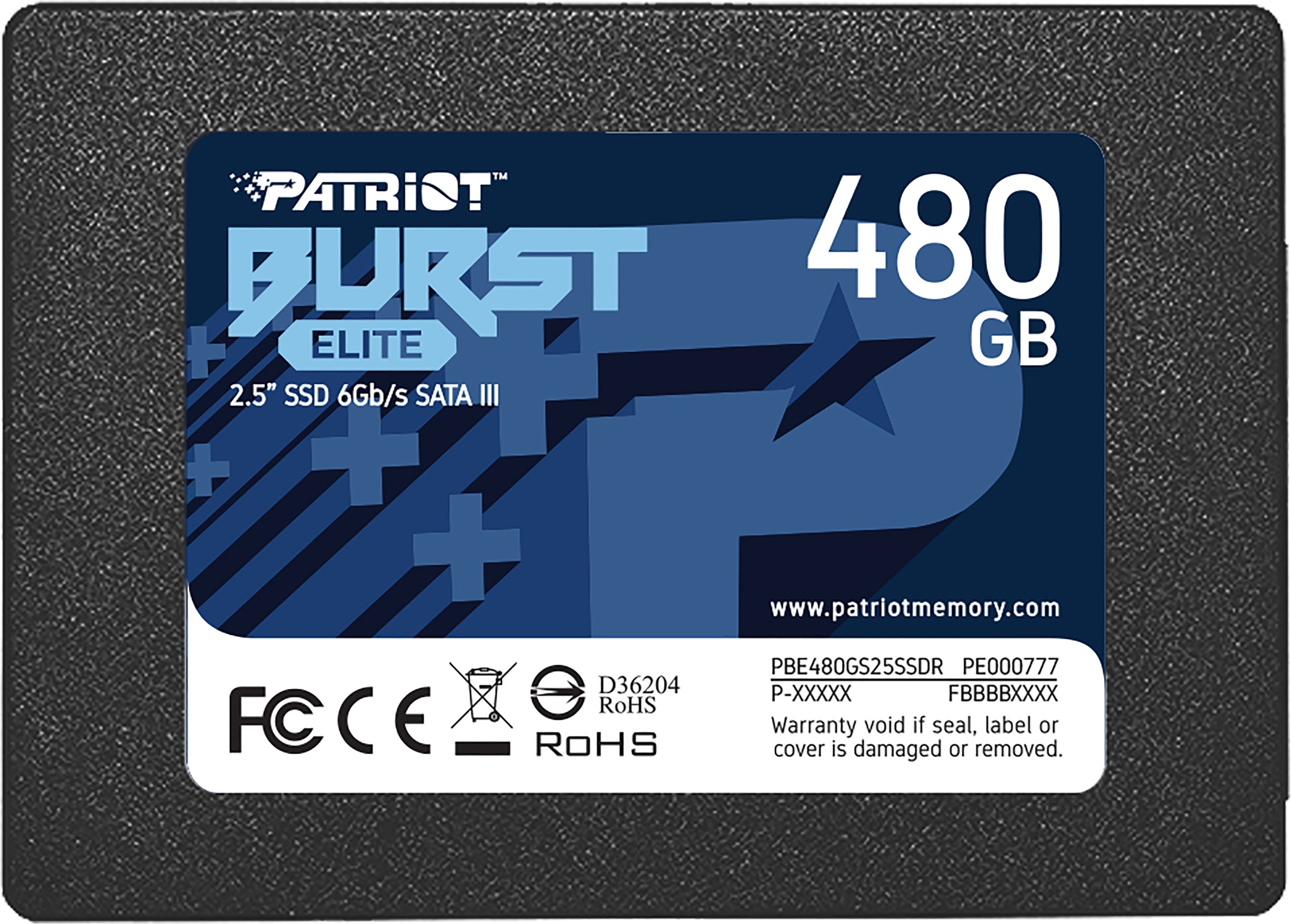  Patriot Memory Burst Elite 480Gb SATA (PBE480GS25SSDR) (EAC)