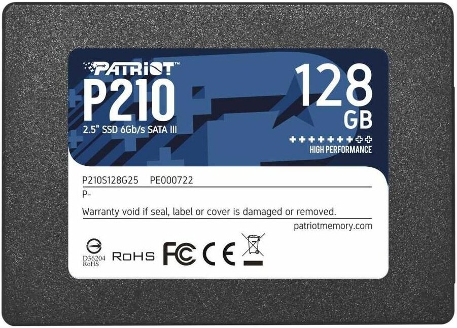  Patriot Memory P210 128Gb SATA (P210S128G25) (EAC)