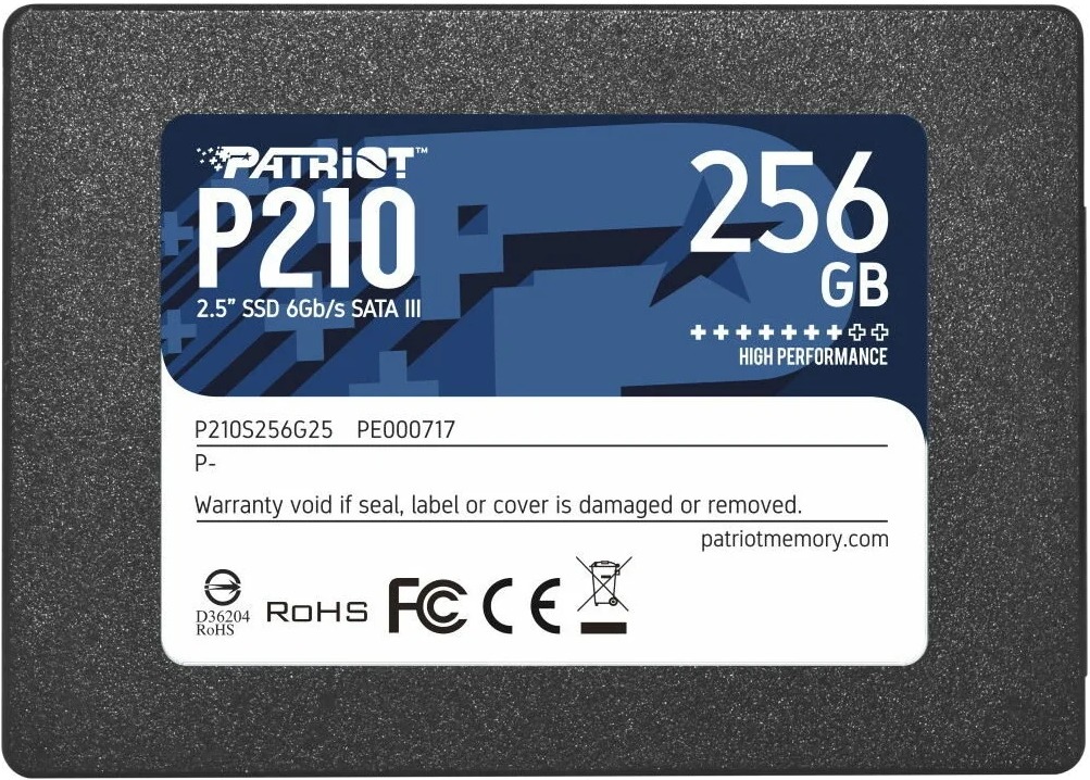 Купить Patriot Memory P210 256Gb SATA P210S256G25 (РСТ)