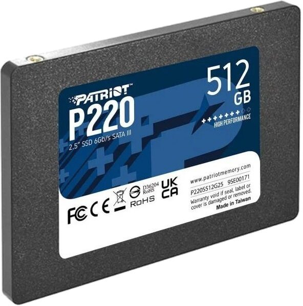 ������ Patriot Memory P220 512Gb SATA (P220S512G25) (EAC)