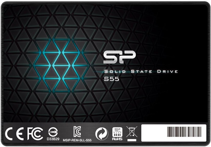  Silicon Power S55 240Gb SATA Slim (SP240GBSS3S55S25) (EAC)