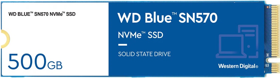 Купить Western Digital WD Blue SN570 500Gb M.2 WDS500G3B0C (РСТ)