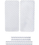 Купить Защитная наклейка для iPhone 5 карбон серебро